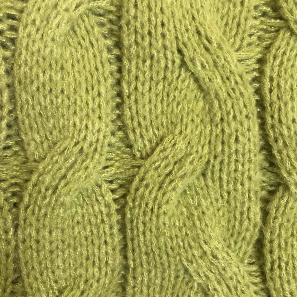 GeeGee Women's Green Cable Knit Sleeveless Sweater  Size Large - Picture 4 of 7